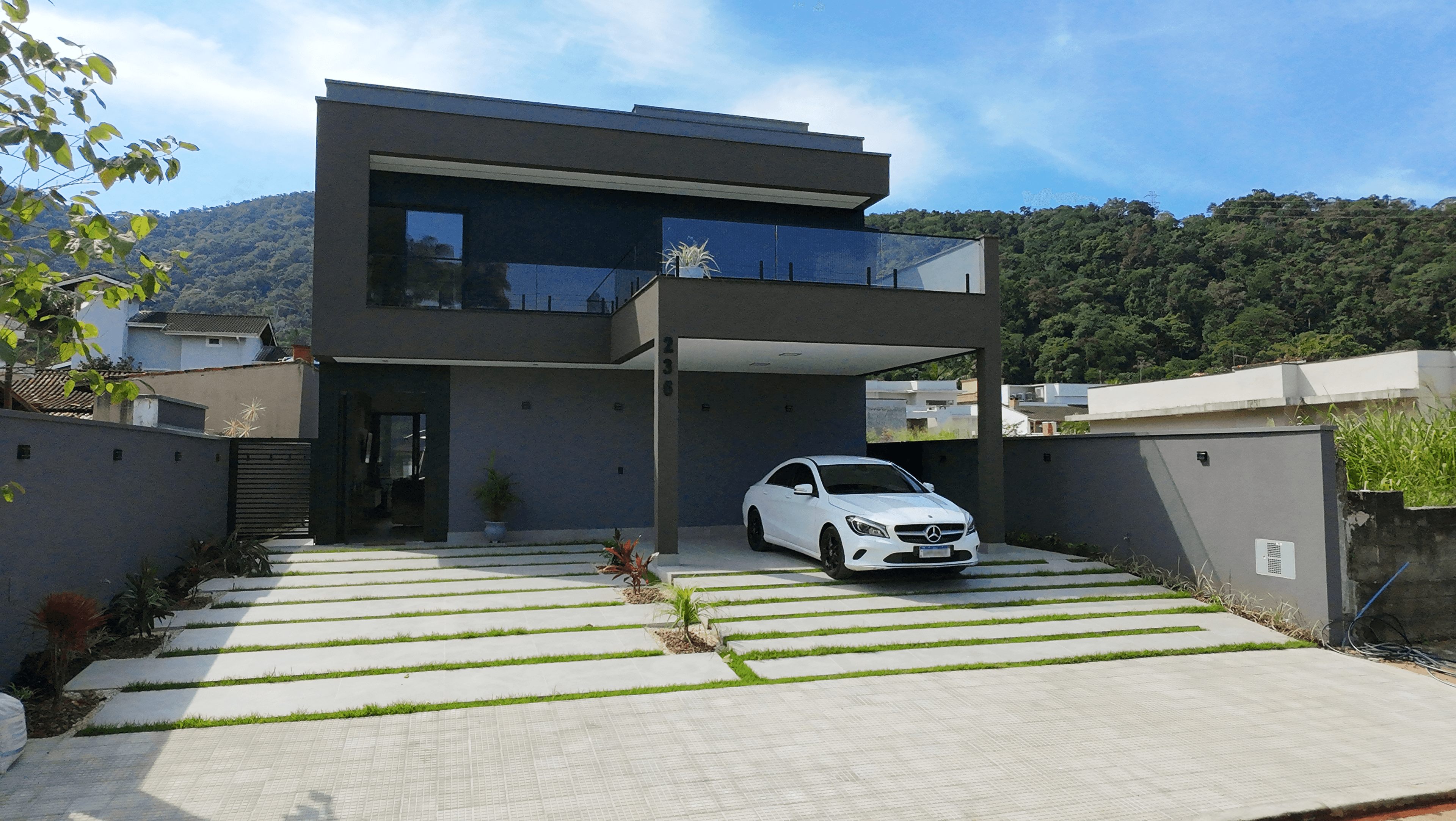 Vista aérea de empreendimento imobiliário filmado pela Studio Drones